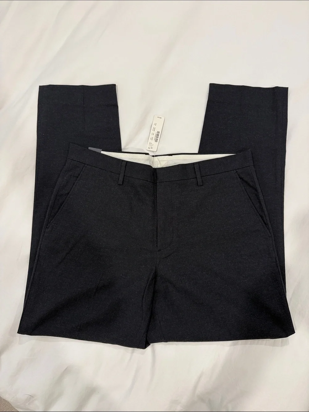 J. Crew Men's Black Dress Trousers